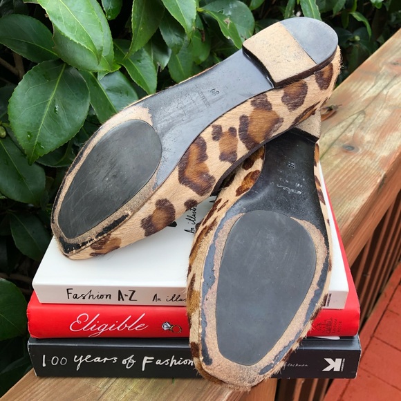 ❌SOLD❌ Boden Calf Hair Leopard Print Loafers, 39 - Picture 7 of 8